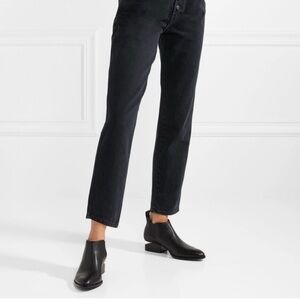 Alexander Wang Black Ankle Boots with Heel Detail
